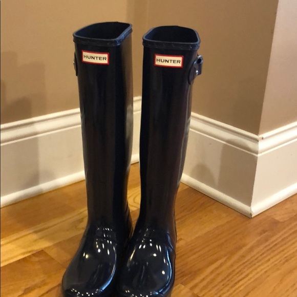 Hunter Shoes - Navy Hunter Boots NWT